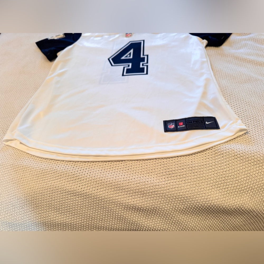 NFL NIKE Dallas Cowboys #4 Dak Prescott Women's Game Football Jersey Shirt - Picture 5 of 16